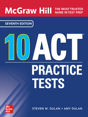 cover image of McGraw Hill 10 ACT Practice Tests